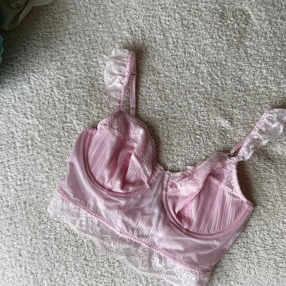 auden baby pink bralette top - Picture 3 of 3